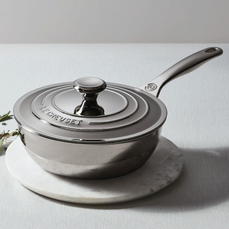 Signature Stainless-Steel Sauté Pan - Thumbnail 2