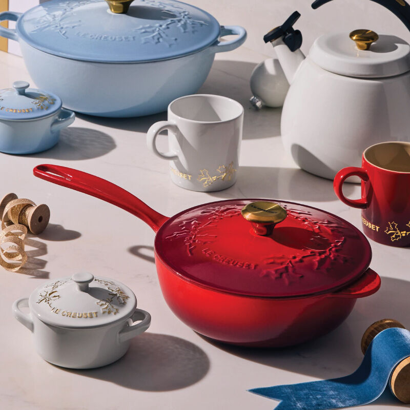 ルクルーゼ　サンタレリーフ　プレート クリスマス コレクション「ウィンタークラシック」が登場 ｜ル