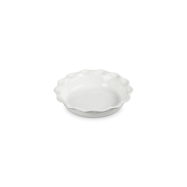 Heritage Fluted Pie DishWhite, view 3