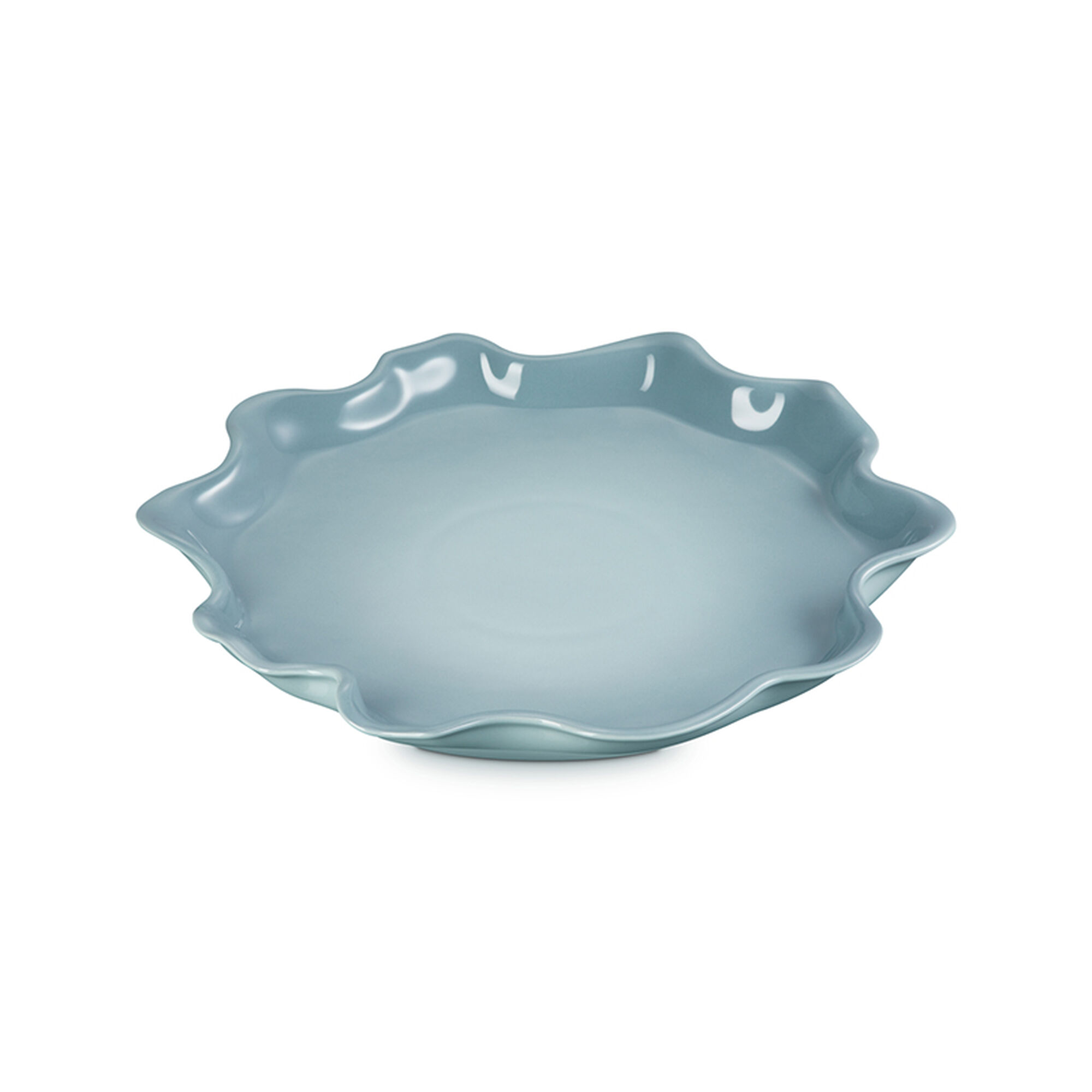 Iris Collection Serving Platter - Sea Salt
