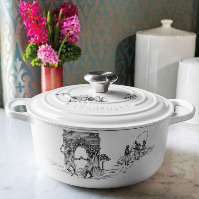 Harlem Toile de Jouy Signature Round Dutch Oven image number 1