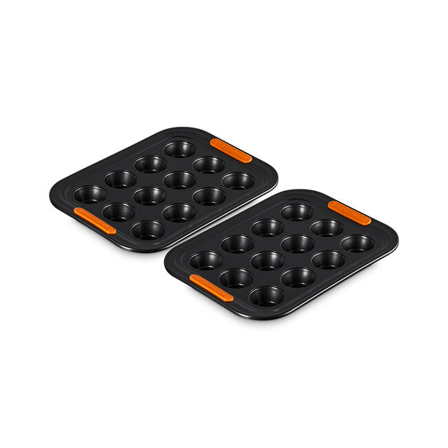 12-Cup Mini Muffin Trays, Set of 2, view 2