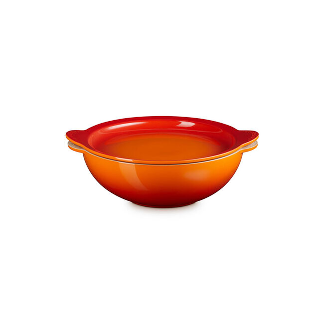 Signature Round Multifunction Baking Dish with Platter LidFlame, view 2