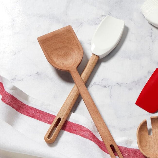 Signature Wood Scraper Spoon, view 1