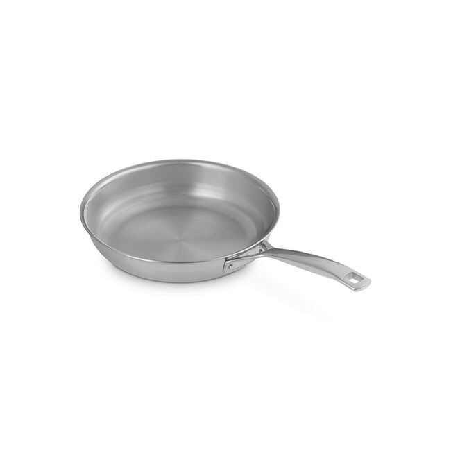 Classic Stainless Steel Round Frying Pan, view 3