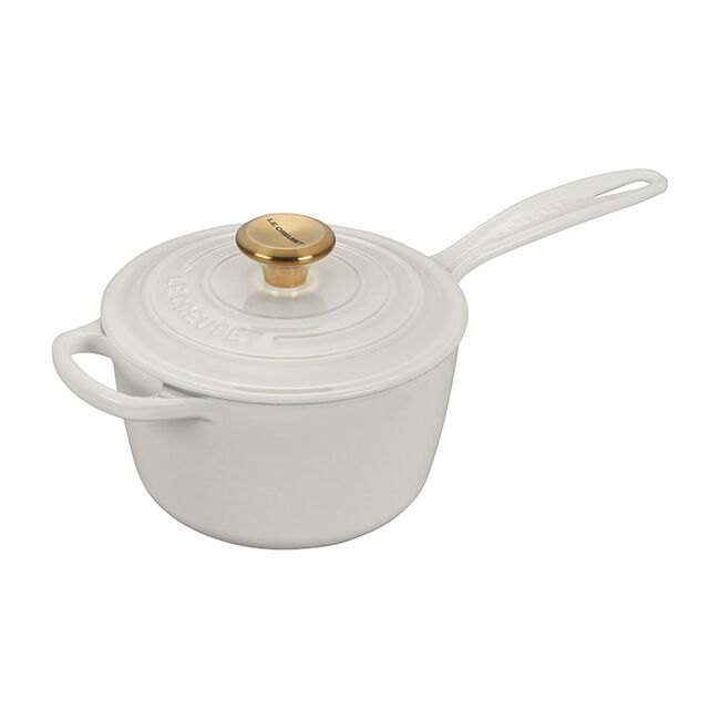 Signature Saucepan with Gold Knob Le Creuset® Official Site