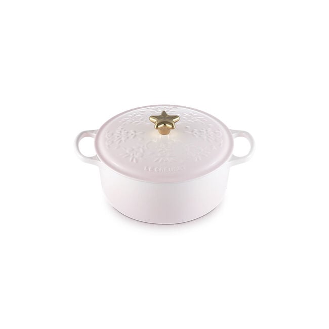 No&euml;l Collection Holiday Tree Signature Round Dutch Oven with Gold Star Knob, view 13
