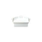 Heritage Shallow Square CasseroleMatte White