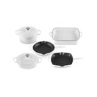 Signature Enameled Cast Iron 7-Piece Cookware Set