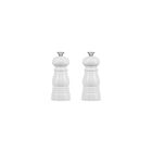 Acrylic Classic Petite Salt and Pepper Mill SetWhite