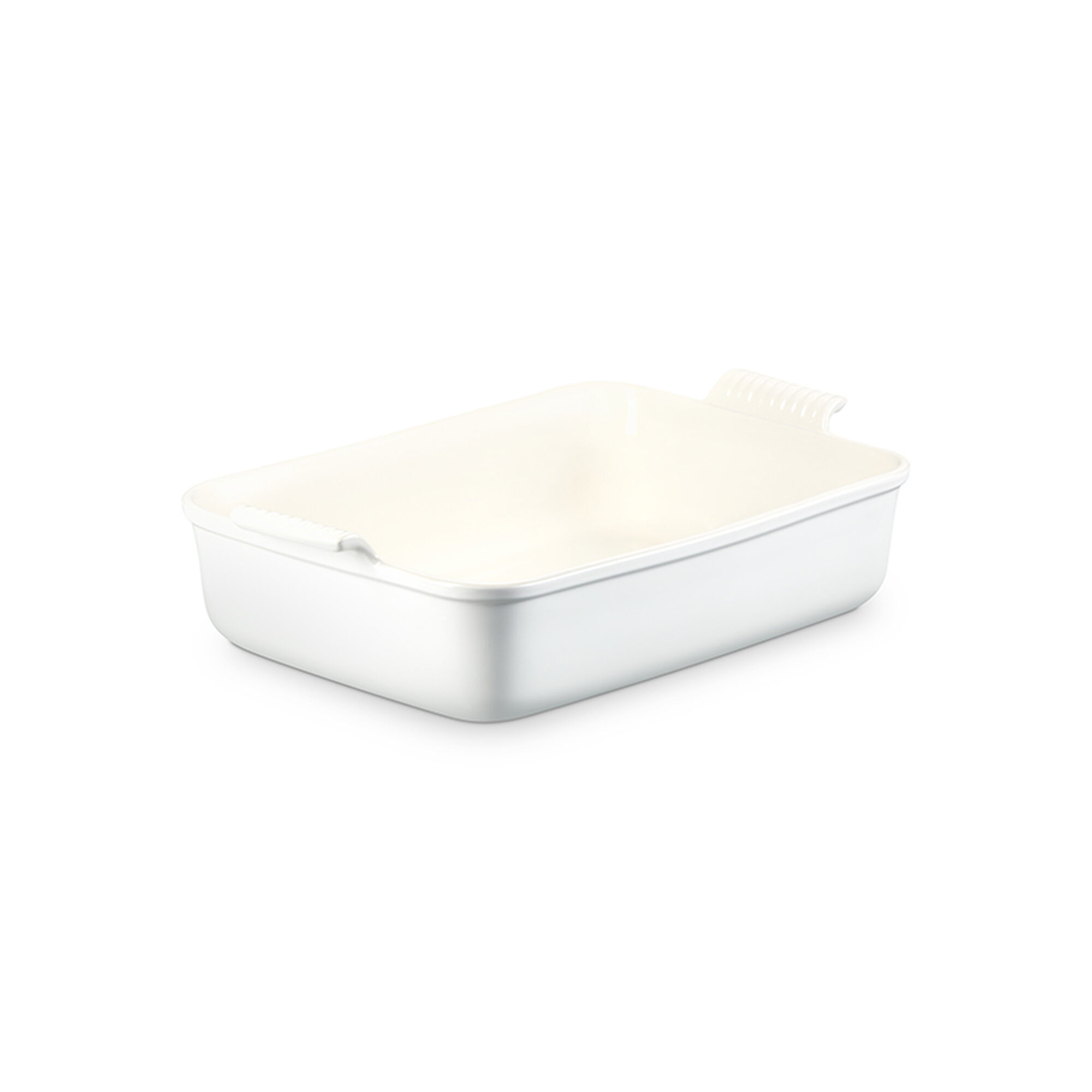 Heritage Deep Rectangular Lasagna Dish - Matte White