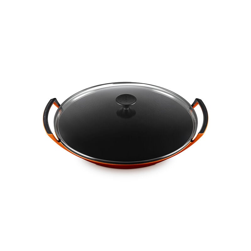Traditional Cast Iron Wok with Glass Lid | Le Creuset®