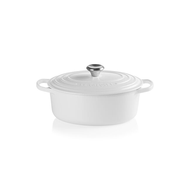 Signature Oval Dutch OvenWhite, view 2