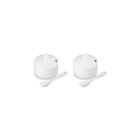 Condiment Pot with Spoon, Set of 2White