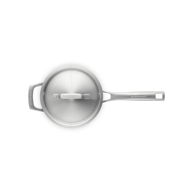 Essential Stainless Steel Saucepan with Lid, view 8