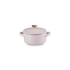 Mini Cocotte with Gold Heart KnobShallot