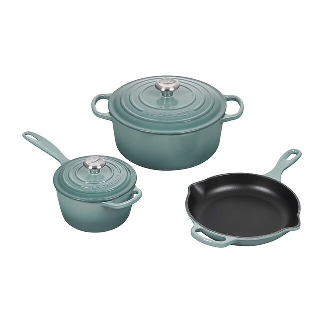 Signature Enameled Cast Iron 5Piece Cookware Set Le Creuset