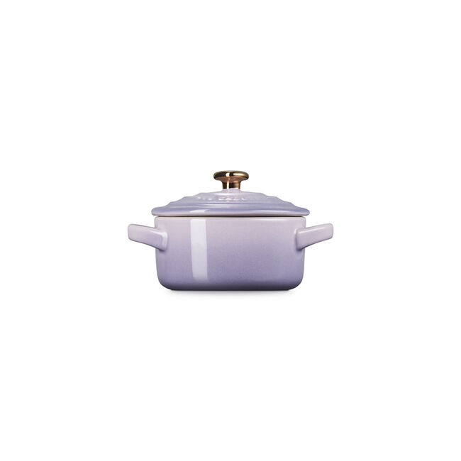 Mini Round Cocotte with Gold Heart KnobProvence, view 4