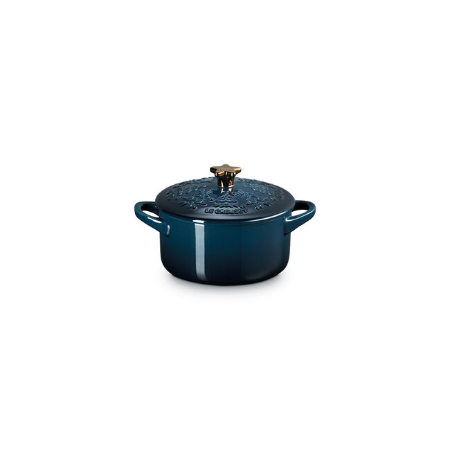 No&euml;l Collection Mini Cocotte with Gold Star Knob, view 5