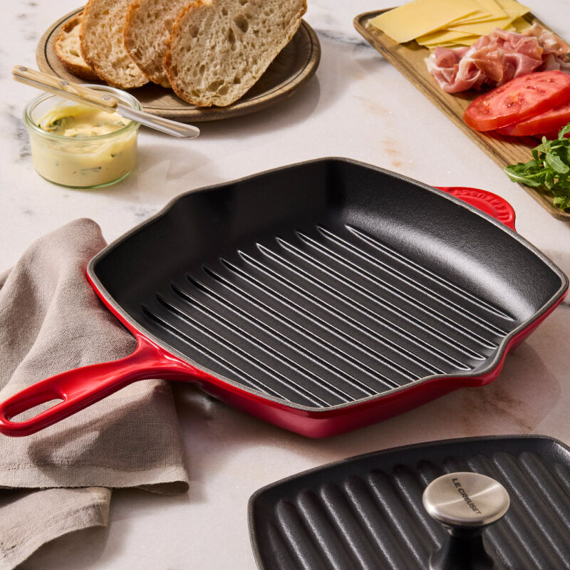 CREUSET LE ベーコンプレス Braiser Petal Signature Creuset Le 調理器具