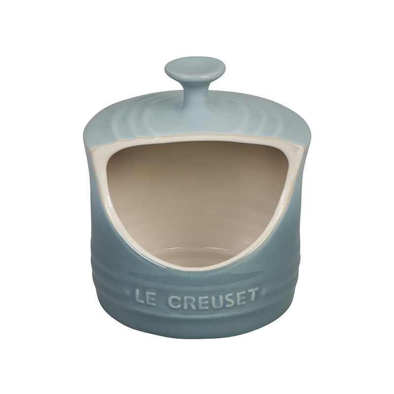 le creuset coastal blue salt and pepper