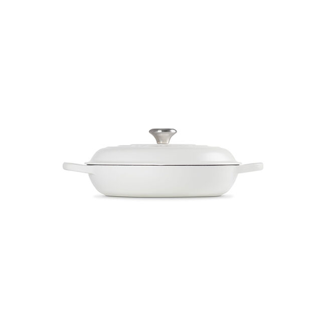 Signature BraiserMatte White, view 3