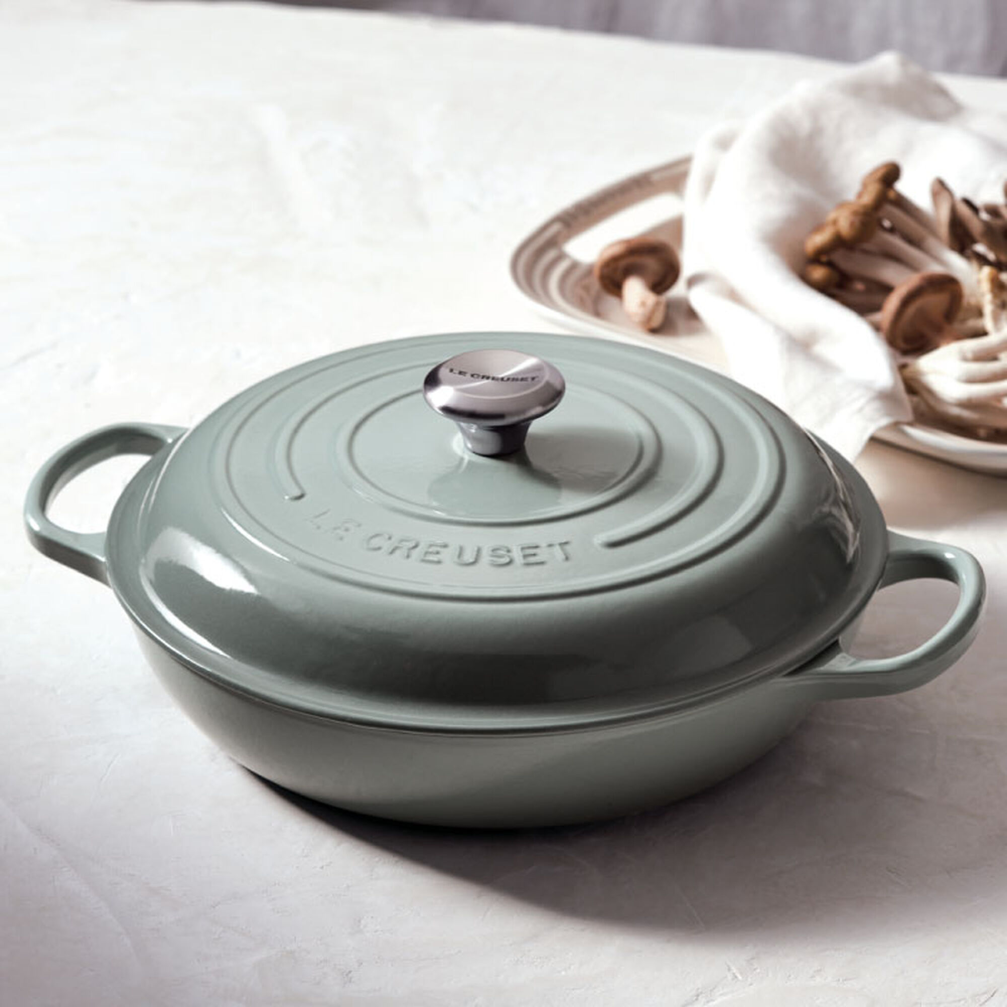 Signature Braiser - Sea Salt, 3 1/2 qt.