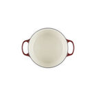 No&euml;l Collection Holiday Tree Signature Round Dutch Oven with Gold Star KnobGarnet