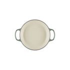 Enameled Cast Iron Signature Round Braiser with Glass LidThyme