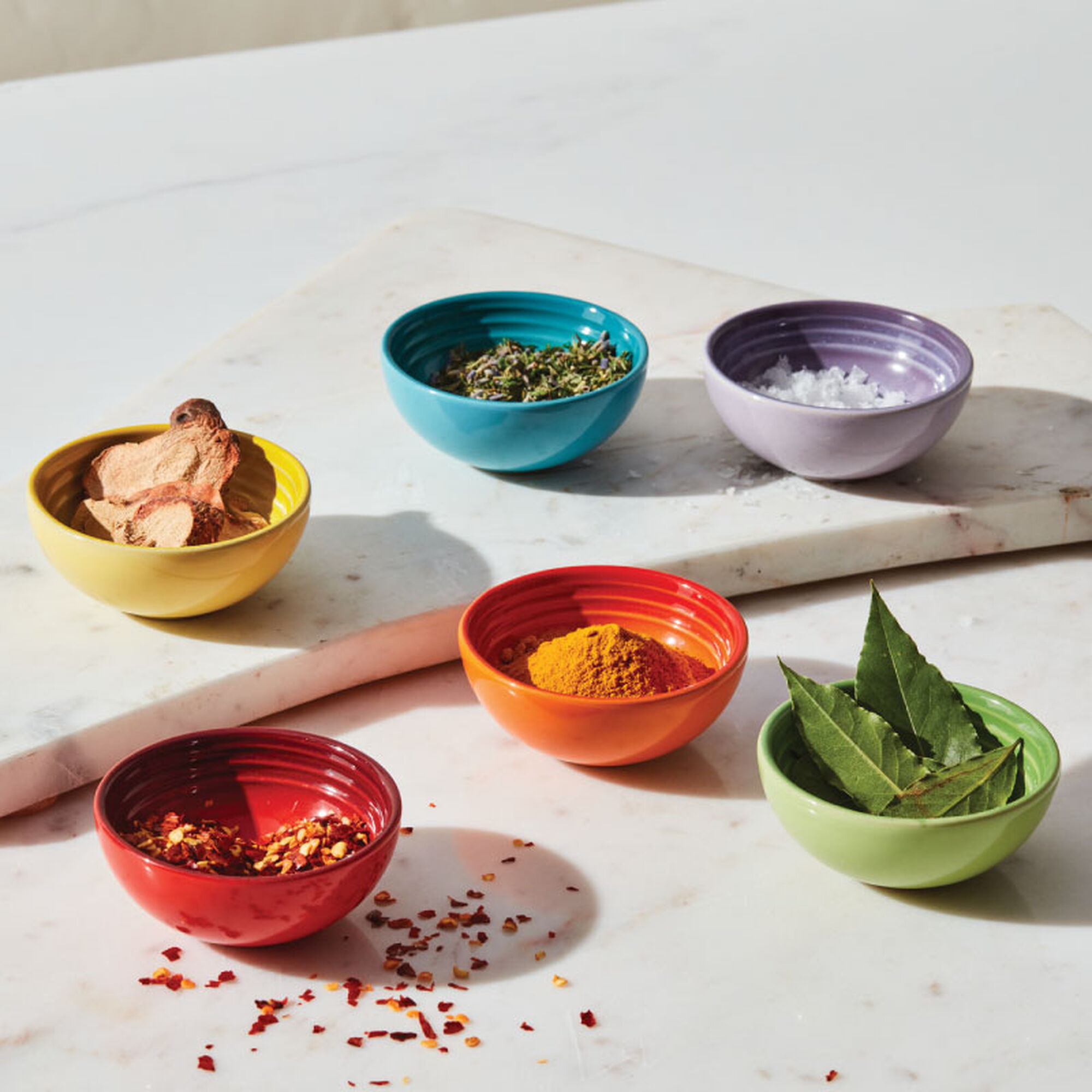 Vancouver Pinch Bowls, Set of 6 - Multicolor