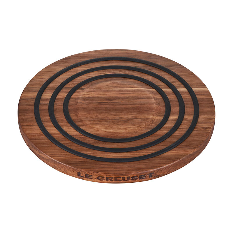 ジョルジオ・ソアヴィ OLIVETTI セラミックトレイ Magnetic Wooden Trivet | Le Creuset®
