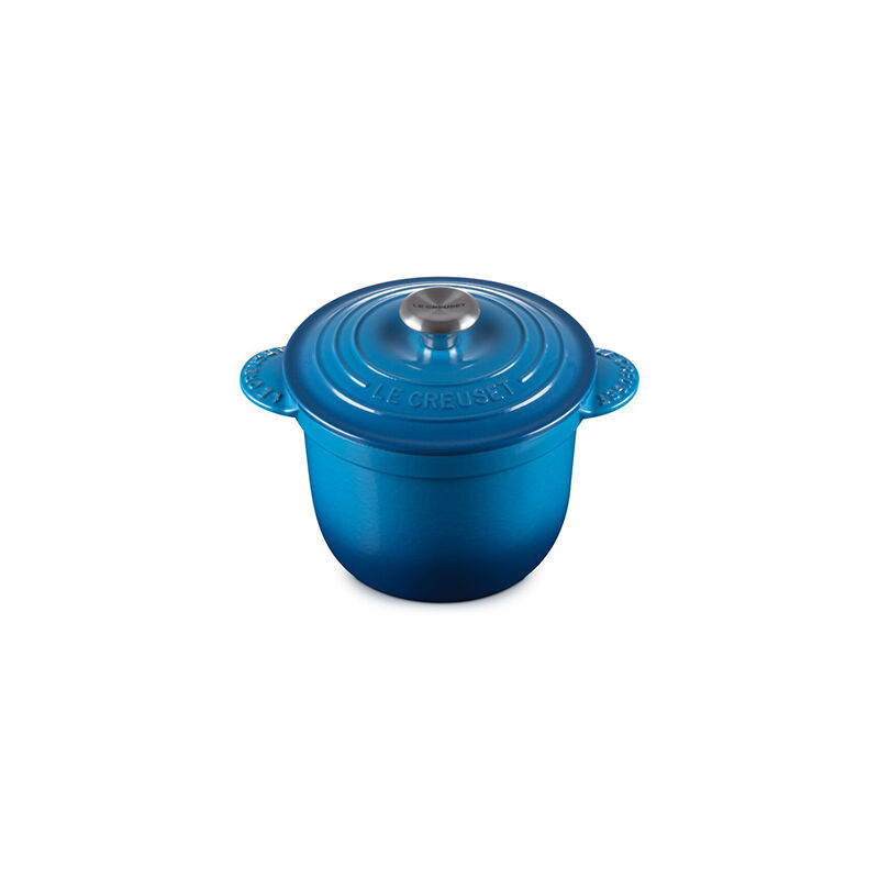 Le Creuset Enameled Cast Iron Rice Pot with Stoneware Insert