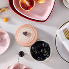 Mini Cocotte with Gold Heart Knob