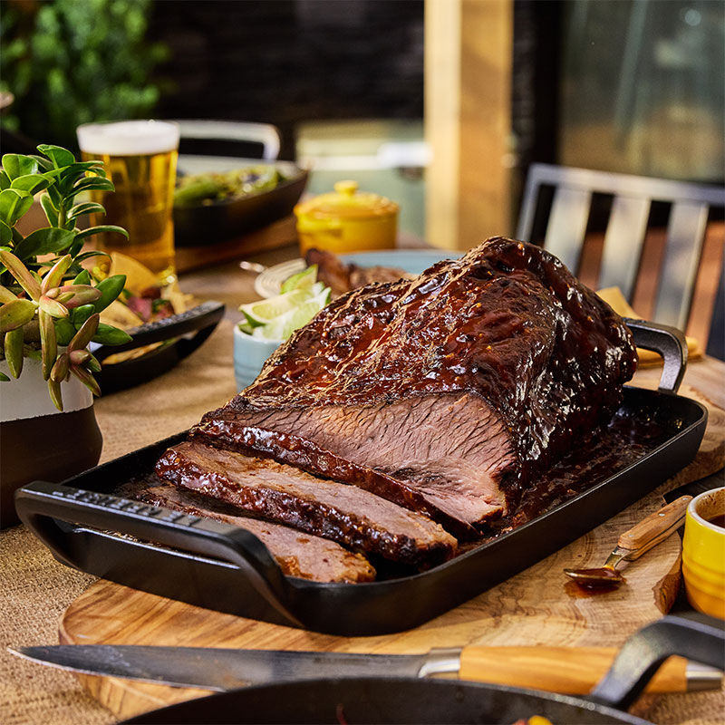 LE CREUSET リブ付き長方形グリル 35.5 x 25.4 cm Alpine Outdoor Collection Rectangular Griddle | Le Creuset®