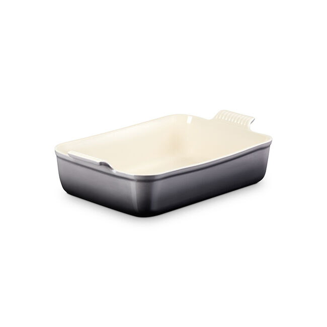 Heritage Deep Rectangular Lasagna DishOyster, view 1