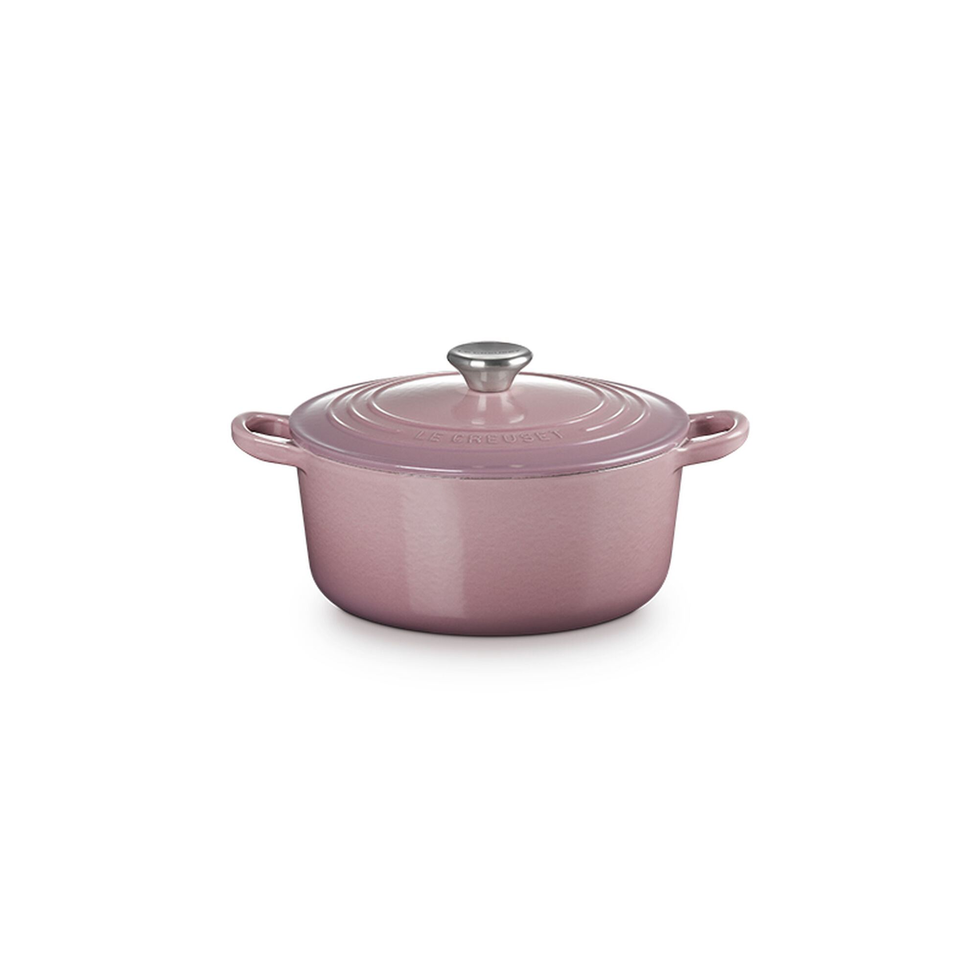 Traditional Round Dutch Oven - Mauve Pink