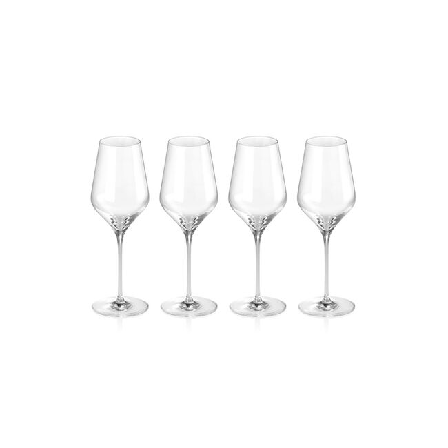 White Wine Glasses, Set of 4, view 2