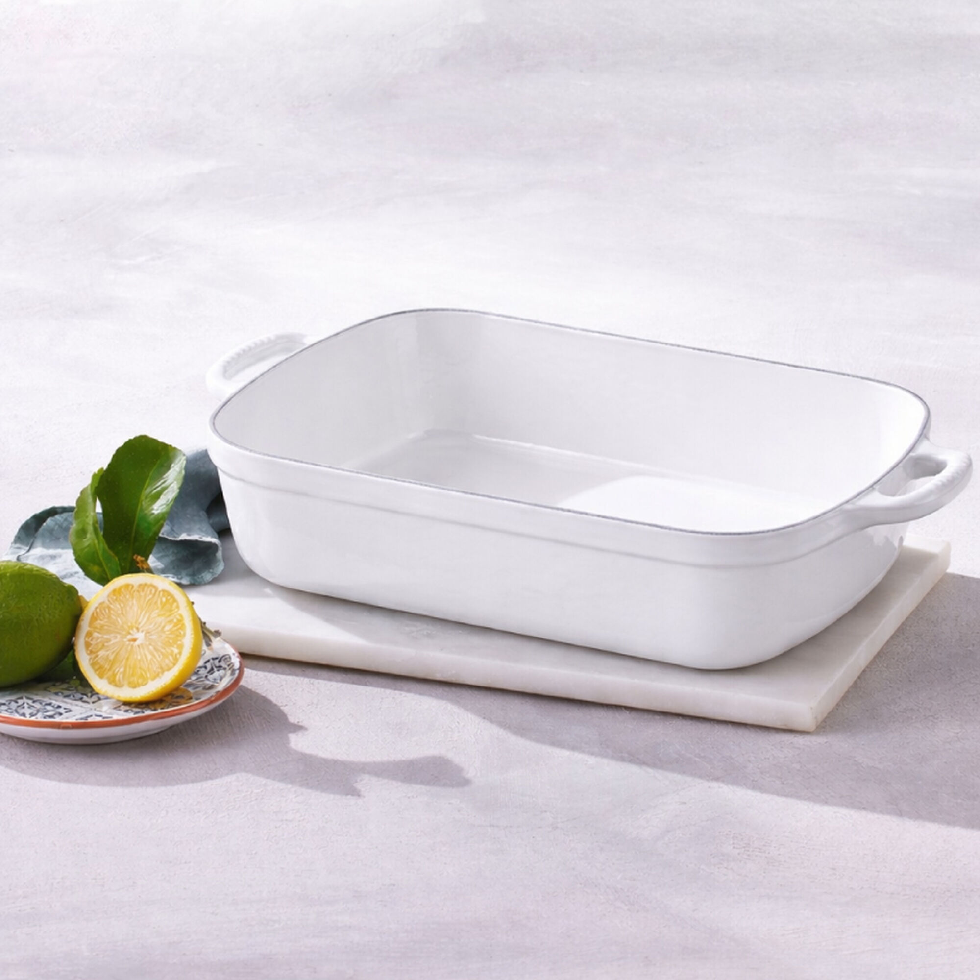 Signature Rectangular Roaster - White