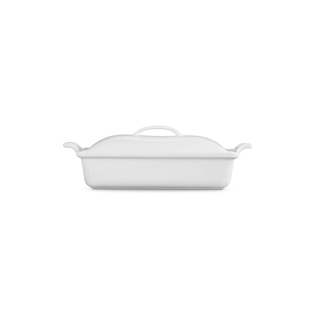 Heritage Rectangular CasseroleWhite, view 4