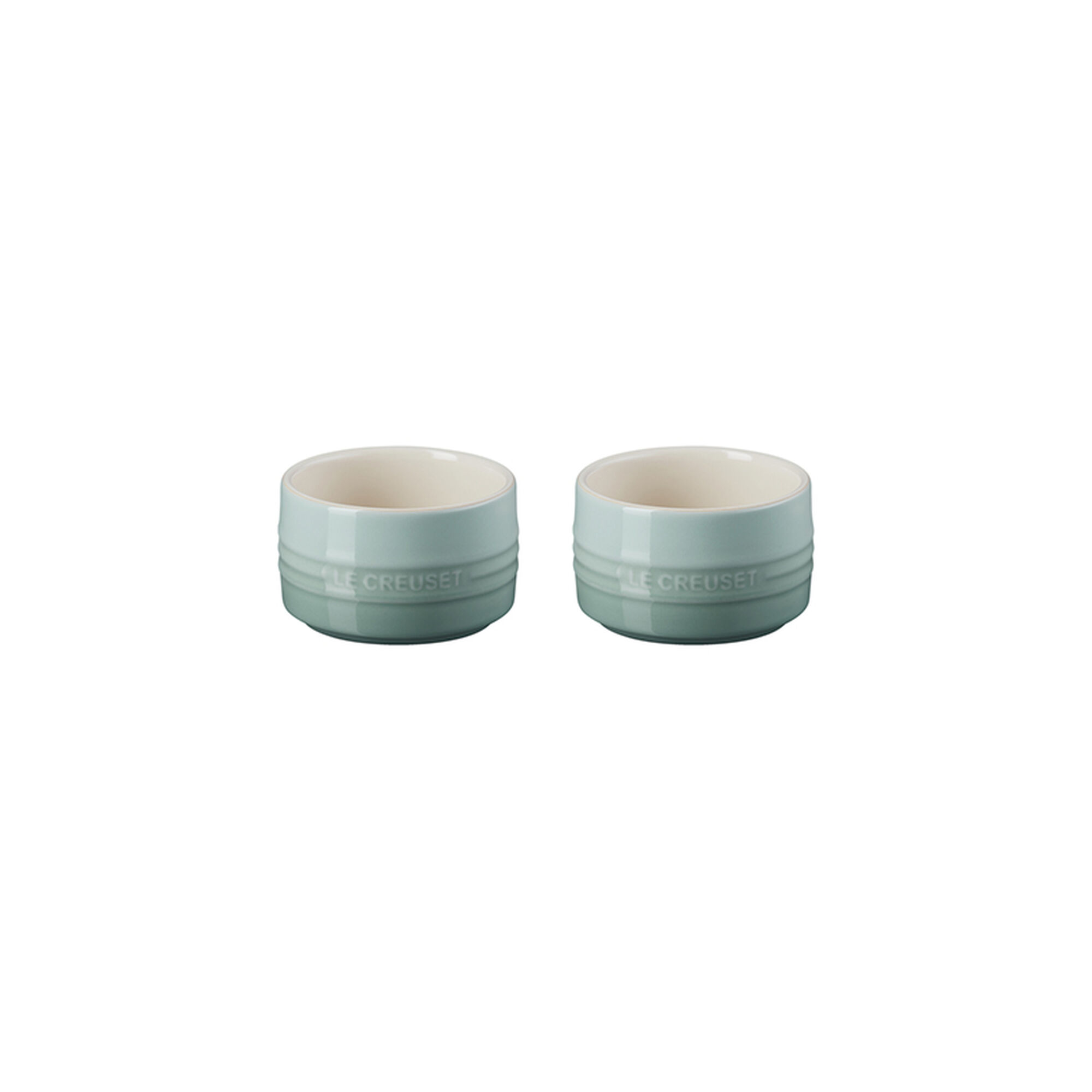 Straight Wall Ramekin, Set of 2 - Sea Salt
