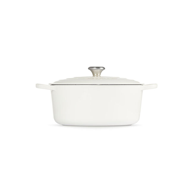 Signature Round Dutch OvenWhite, view 3