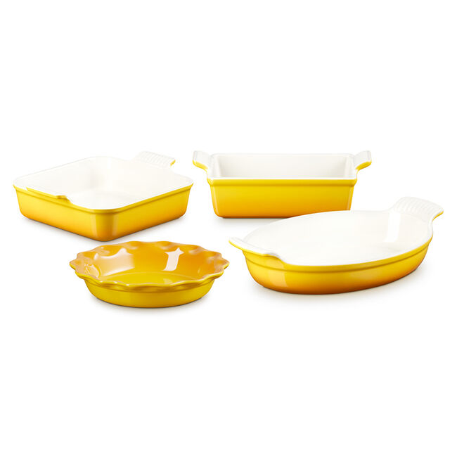 Heritage 4-Piece Bakeware Essentials SetNectar, view 1