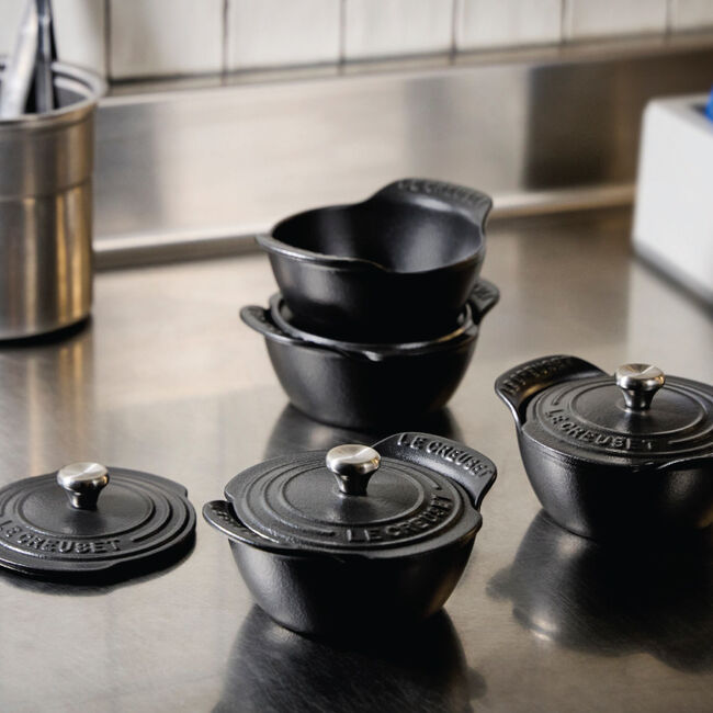 Gourmand Collection Cocotte with Lid, Set of 4, view 1