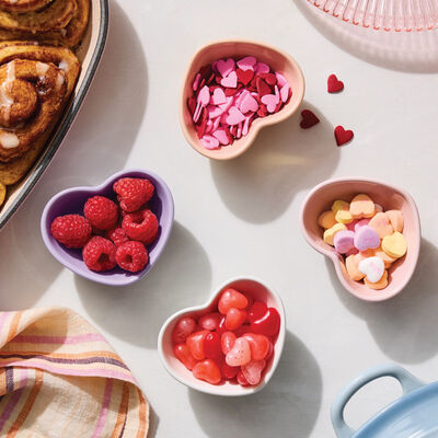 Mini Heart Pinch Bowl, Set of 4