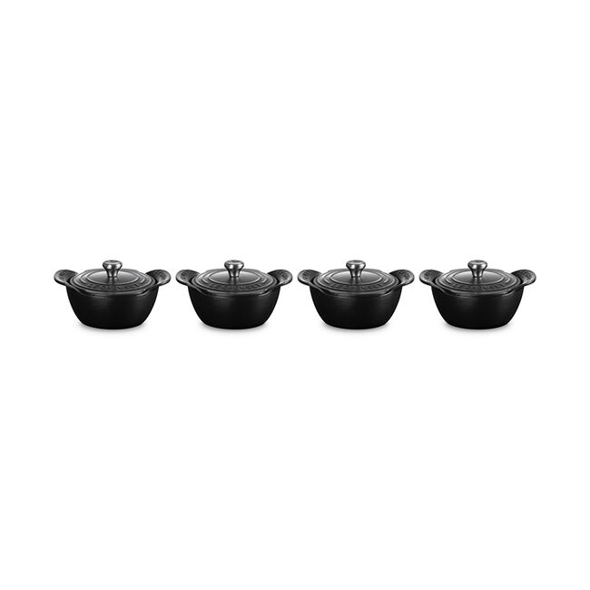 Gourmand Collection Cocotte with Lid, Set of 4, view 7