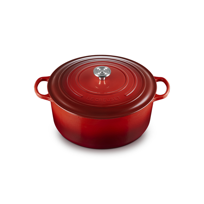 Signature Round Dutch OvenCerise, view 1
