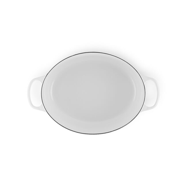 Signature Oval Dutch OvenWhite, view 4