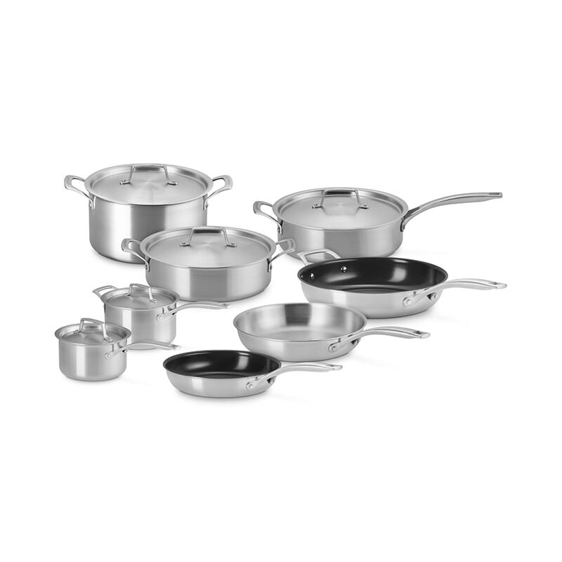 Essential Stainless Steel 13-Piece Cookware Set | Le Creuset®