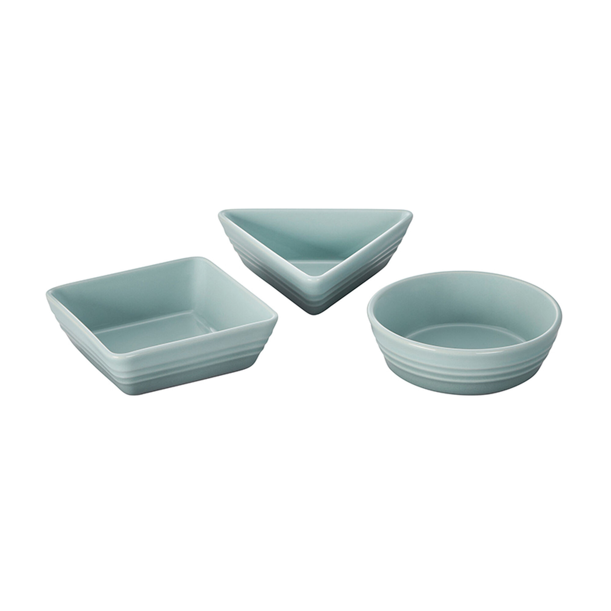 Tapas Dishes, Set of 3 - Sea Salt