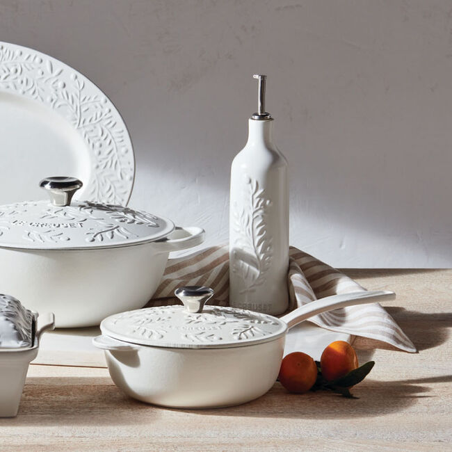 Olive Branch Collection SaucierMatte White, view 3